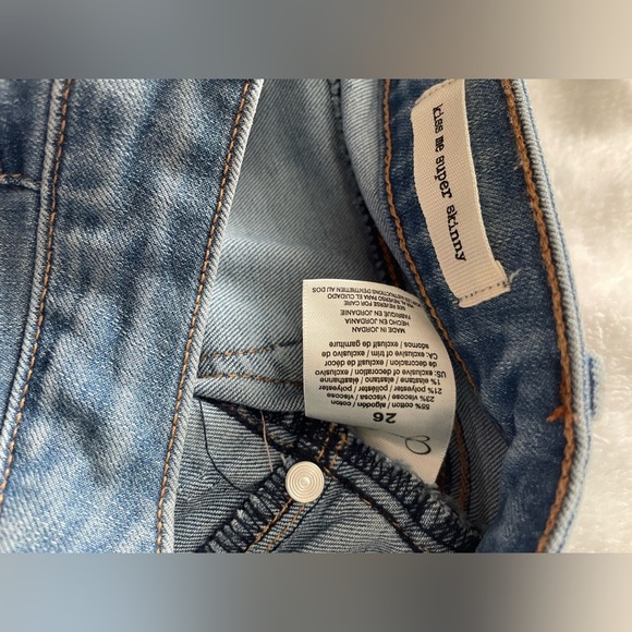 Blue Distressed Women's Jeans skinny 26 - Picture 4 of 5